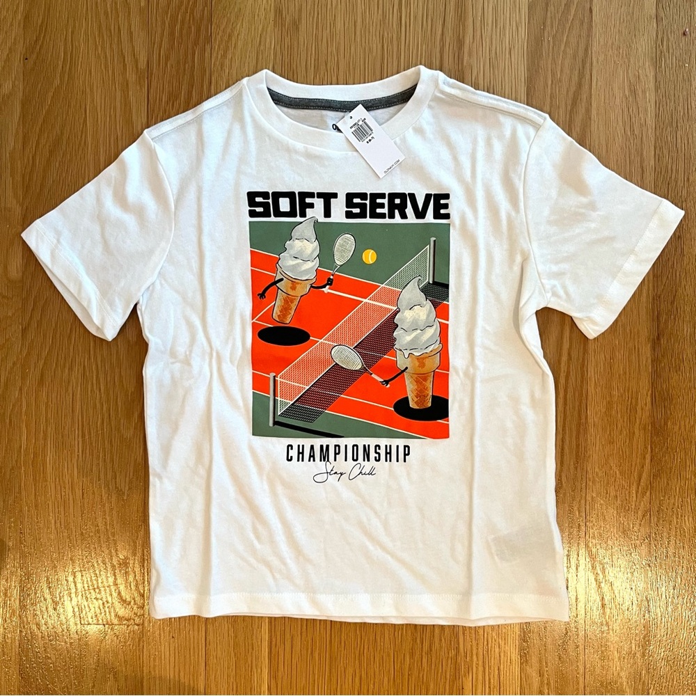 [3 for $15] NWT OLD NAVY Soft Serve Short Sleeve Tee (Small Kids 6-7)